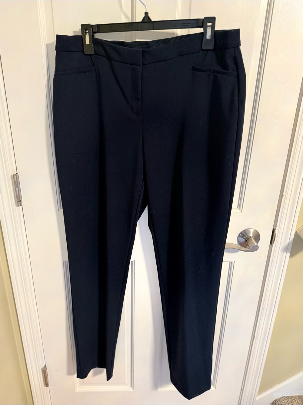 Alfani Black Straight-Leg Women's Pants